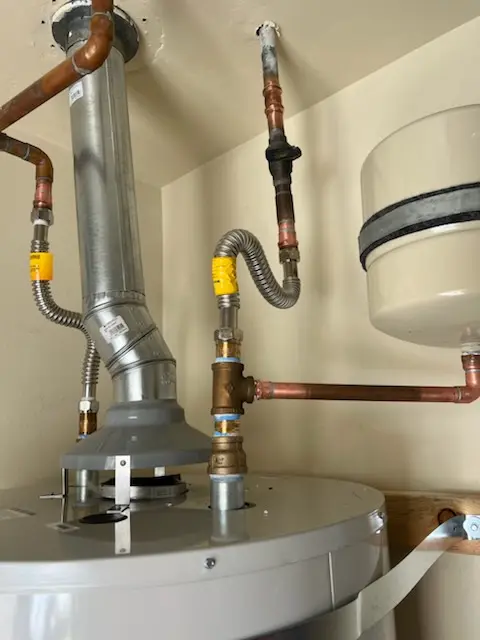 Water heater installation and plumbing repair in Pleasanton